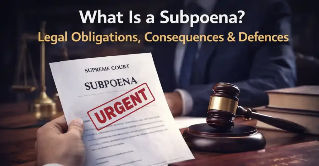 What Is a Subpoena- Everything you need to know
